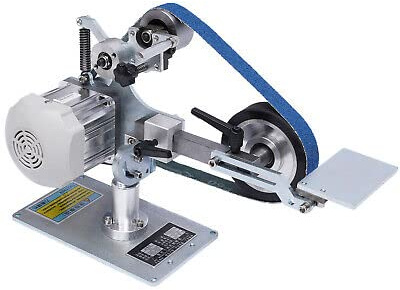 Lijadora de banda multifuncional, motor sin escobillas, potencia de 550 W, herramienta eléctrica de pulido de banda de 762 x 25 mm para uso vertical/horizontal, 220 V