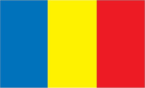 Bandiera della Romania – Bandiera nazionale in blu, giallo e rosso / 120 x 80 cm