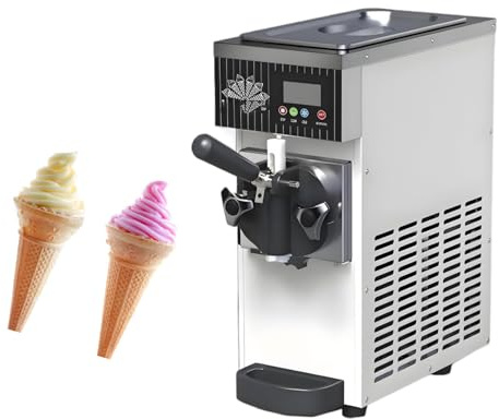 Macchina per gelato morbida domestica e commerciale con pre-raffreddamento e funzione pulita automatica