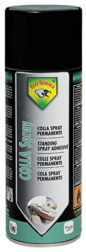 Colla spray permanente, rapida e sicura per carta plastica vetro 400 ml cod 8144