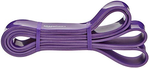 Amazon Basics motståndsband för pull-ups, 18,2–36,3 kg (40–80 lb) – 3,18 cm (18–36 kg), lila