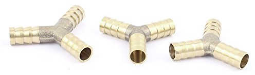 Aexit Messing 10mm Durchmesser 3-Wege-Schlauchkupplung-Verbindungsstück-Verbindungsstück 3Pcs (c05a812380584af378dacb4ee4edff5b)