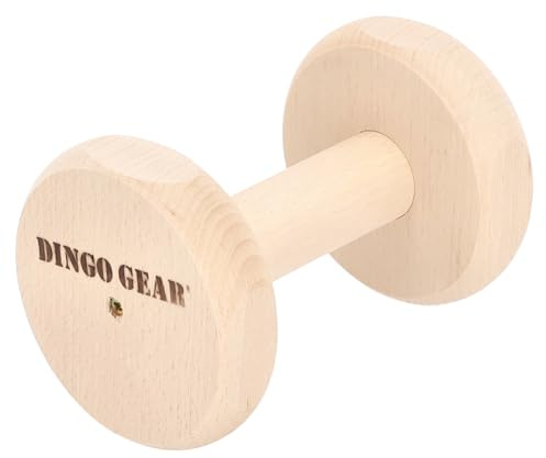 Dingo Gear Apportierholz für IPO 650 Gramm Buchenholz | Geklebtes Gewicht, Handarbeit, Obedience IGP, Modell S02516