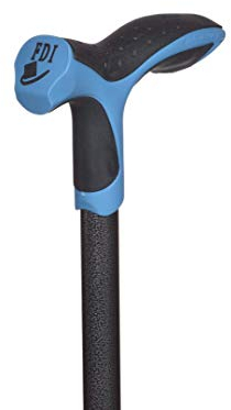 Antar Soft Step blau Aluminium FDI Soft Step Gehstock, blau, 360 g