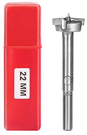 WEAVERBIRD Dübelbohrer Holzbohrer, Forstnerbohrer Flat Bottom Blind Hole Bit Set Topfbohrer Kunstbohrer für Holzbearbeitung Mehrzweckbohrer Rund Schaft Holz Tools 22mm