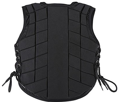 Dioche Reitweste, komfortable Schutzweste für Reittraining, verschiedene Größen, schwarz, stoßdämpfende Weste für Erwachsene, Männer, Frauen, Kinder (CM)