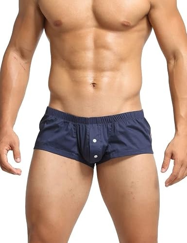 BEEMEN SEOBEAN Herren Boxershorts – Low Rise Non-Stretch Mini Fit Trunks Unterwäsche, 1er-Pack
