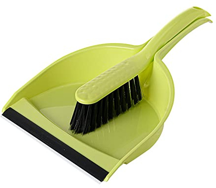 CHUANGOU Pelle et Balayette，Ensemble Pelle et Balayette à Main，pour Table de Salle À Manger, Canapés, Bureau.（Vert）