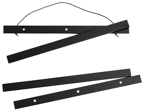 Bildershop-24 Posterleiste 22cm Schwarz mit Magnet zum Aufhängen