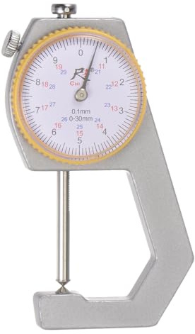 QUARKZMAN Quadrante Spessore Calibro 0-30mm Spessore Collaudatore Calibro | 0.01mm, Meccanico, Cuspide Testa, per Misurare Foglio Metallo Indurire Bordo