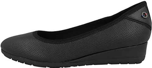 s.Oliver Damen Wedge Pumps mit Keilabsatz Elegant, Schwarz (Black), 39 EU