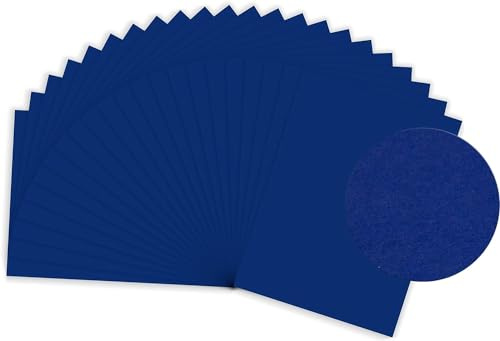 Sumico Fotokarton - 300g/m² - 50x70 cm - 10 Bogen - für Kindergärten und Schulen - zum Basteln, Gestalten und Designen (königsblau)