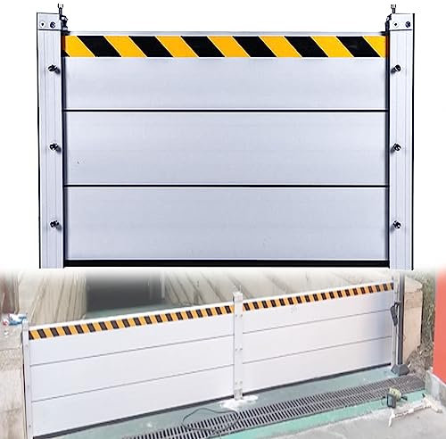 Hochwasserschutz-Kellerfenster, Hochwasserschutztür für den Außenbereich aus Aluminiumlegierung, gut wasserdicht, für Garageneinfahrt, Tür, Straße, unterirdische Gänge, 100 x 60 cm