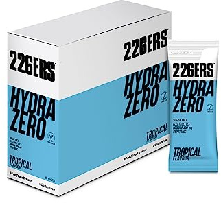 226ERS Hydrazero, Boisson Électrolytique en Poudre pour l’Hydratation et la Récupération des Électrolytes, Tropical - 20 doses individuelles