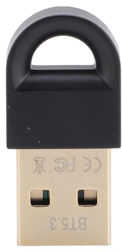 Adaptateur Bluetooth USB, Adaptateur Bluetooth 5.3 pour PC, Plug et Lecture pour Bluetooth 4.1,4.2 et 5.1, Récepteur et émetteur Bluetooth pour Le Clavier/Souris/Casque