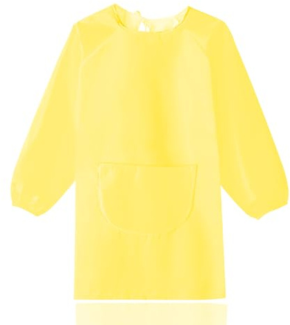PLABBDPL Grembiule da Pittura Bambini,5-11 Anni Ragazza/Ragazzo,Grembiule per Pittura,Grembiuli per Bambini,Grembiulino Maniche Lunghe,Bavaglino per Pittura,Per la Pittura Artigianale, M-9
