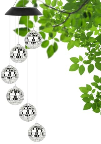 Carillons solaires à changement de couleur, carillons éoliens à changement de couleur imperméable LED - carillons éoliens mobiles pour jardin extérieur