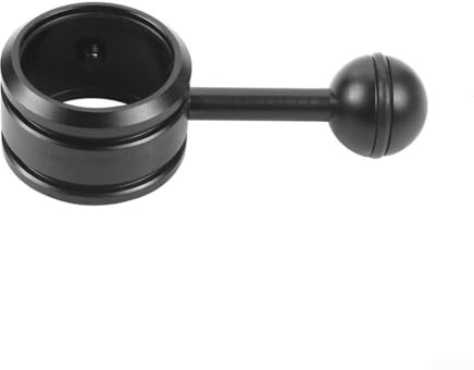 Getdoublerich Pince à joint à rotule pour lampe de poche sous-marine - Support YS 2,5 cm avec douille à bille de 2,5 cm pour accessoires de photographie de plongée