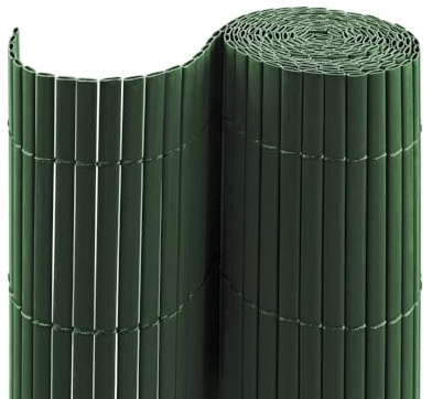 jarolift Estera de PVC Estándar, Privacidad de Balcón y Pantallas, Cañizo Ocultacion Balcon Protección Valla para Jardín, Terraza, Resistente a la Intemperie, 180 x 400 cm, Verde