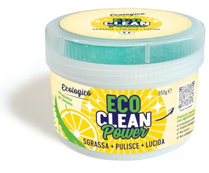 BETTI CLEAN - ECO CLEAN POWER Pasta Pulente Universale Pulizia Forno Incrostato, Piano Induzione, Vetro Doccia, Fragranite, Inox. Detergente Multiuso Potente. Confezione da 300g