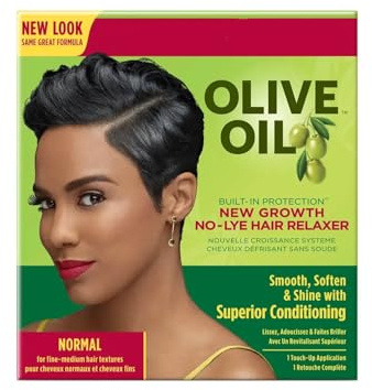Murphy's OLIVE OIL BUILT-IN PROTECTION NEW GROWTH NO-LYE HAIR RELAXER - NORMAL STRENGTH
