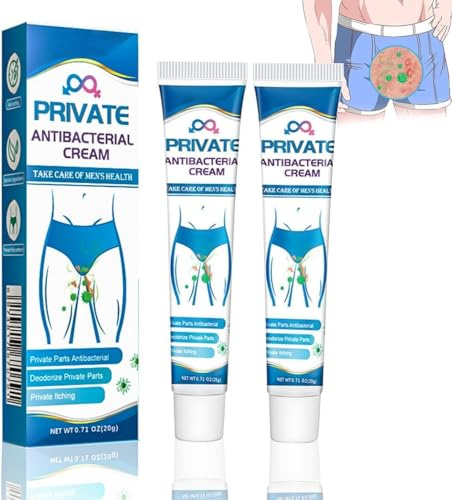 Crema per il Prurito Intimo Uomo, 2pcs Crema Antiprurito per Parti Intime Uomo Lenitiva Intima Esterna il Sollievo del Parti Intime Cura del Prurito Intimo Maschile, Cuidado calmante muslo interior