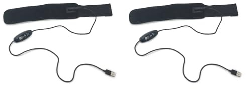 Iyalezirk 2X Calentador de Lente de CáMara USB de 3 Engranajes, Lente, CinturóN Calefactor AnticondensacióN, Almohadilla Calefactora de RocíO, Calentador de Placa
