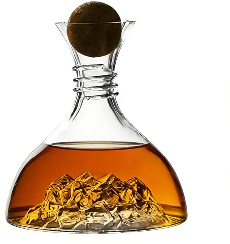 Yidueace Carafe à Vin Décanteur | 1800 ml Équipement de Bar,Aérateur pour Carafe à Vin,Pour Maison Restaurant Dîner Soirée Dégustation Événement Mariage Barmen Bars Hôtels Clubs Salle À Manger