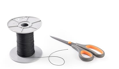 0.8MM VENETIAN BLIND CORD STRING X4 COLOURS 5M 10M 20M (black, 5m)