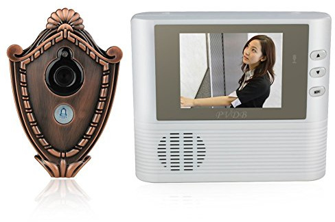 BW Türspion-Kamera mit LCD-Monitor, digital