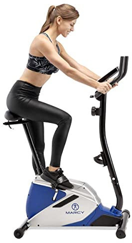 Marcy Azure BK1016 Compact Magnetic Exercise Bike 8 Resistance Levels