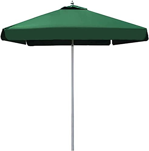 GCSQF Sombrilla de jardín Sombrillas Sombrilla de jardín al Aire Libre, sombrilla Cuadrada para Patio, Impermeable, sombrilla Rectangular Multicolor Parasol GCSQF210604(Color:Green;Size:2M)