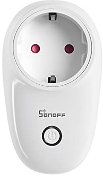 SONOFF S26R2TPF-DE 16A Presa Elettrica Intelligente (Smart), Wireless e Controllo Remoto, Funziona con Alexa, Controlla i tuoi dispositivi da qualsiasi luogo grazie all'APP