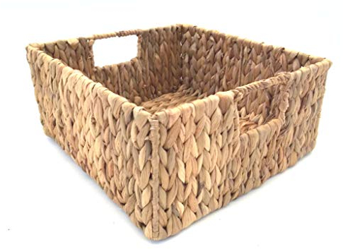 Regalkorb aus Wasserhyazinthe ca. 40 x 30 x 15cm