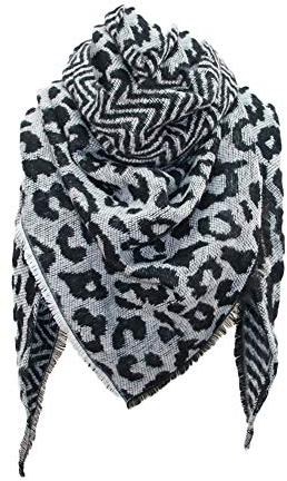 Warmer Schal Plaid Schal　weicher als Kaschmir　mit Baumwolle Fransen Herbst Winter Scarf Dreieckstuch Halstuch　Decke Luxus Stolen　Schal Halstuch poncho winterschal damen