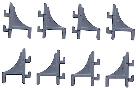 Angoily 8stücke Gefrierschrank Regal-clips Stabile Kühlschrank Unterstützungshaken Installieren Geeignet Für Kühlschrankmodelle Kunststoff Zufälligen Farben