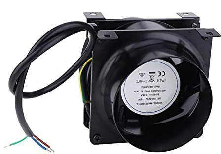 Ventilateur Ventilateur axial de 4 Pouces Ventilateur de Ventilateur Ventilateur Ventilateur d'échappement pour la bibliothèque de sous-Sol Ventilateur de Ventilateur Mural