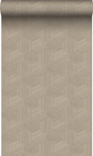 Origin Tapete 3D-Muster Beige 50 x 900 cm