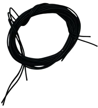EKENDOCOM- SP019 -Tsuru String for shinai - shinai Parts tusba bokken bokuto Accessories Japanese Kendo Wooden Bamboo Sword (Black)