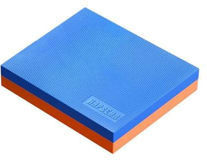 HAPBEAR balance board 40x33cm Almohadilla de Equilibrio de Espuma Antideslizante Premium para Fitness y Entrenamiento de Estabilidad, Yoga, Fisioterapia, Rodilla ＆ Ejercicio de Tobillo