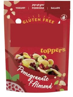 Fakhri Pomegranate & Almond Topper 1kg – Wholesome Blend of Dried Fruit, Nuts & Seeds for Yogurt, Cereal & Salads