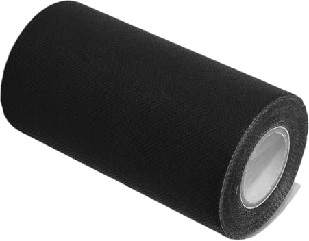 QAUUCP Ruban de Gazon Artificiel Ruban de Couture for Gazon Artificiel, sans Colle, for pelouse de Jardin, Vert, for Tapis de Gazon synthétique, Ruban de Connexion Fixe(Black Single Sided,100mmx3.0m)