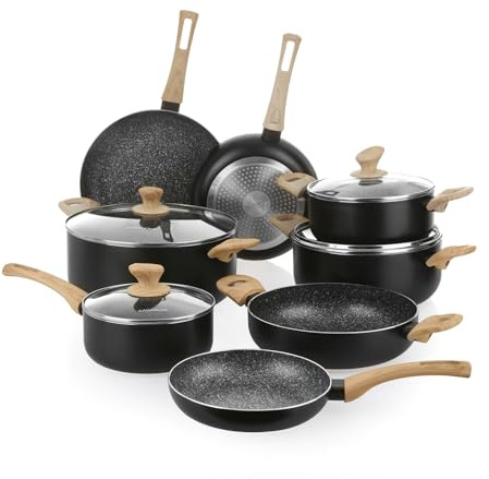 Batteria 12 pezzi medium Black Stone