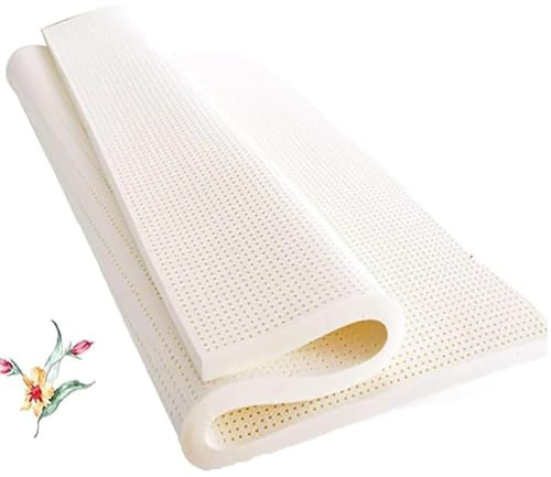 LCUVIMPEX Matratze aus natürlicher laktober Latexmatratzen, Premium, Naturlatexmatratze, Maßgefertigte Tatami-Matratze mit Innenbezug(200x140cm)