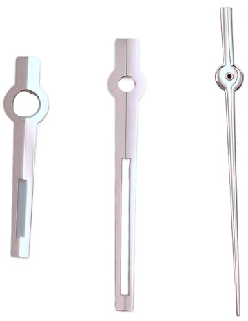 ATOMUSERLY 1 Juego de Agujas 12,5 mm x 8 for Reloj NH35/NH36 con Movimiento mecánico automático, luminiscentes Verdes