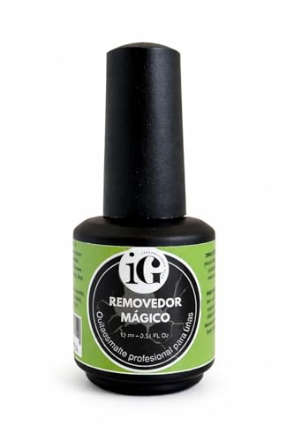 Removedor Mágico de Esmalte Semipermanente y Gel - Eliminador de Esmalte Permanente en 3-5 Minutos, sin remojo ni envolturas. Quita el Gel Fácil y de una manera segura.