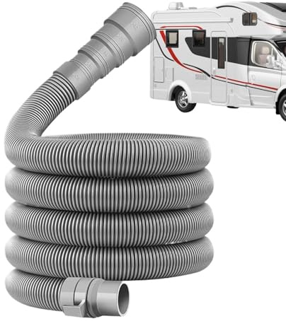 Tuyau D'évacuation Pour Caravane, Tuyau De Vidange Flexible Pour Camping Car, Tuyaus D'égout Pliable Et Réglable Pours Caravane, Convient Aux Interfaces D'un Diamètre De 28 Mm-42 Mm