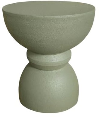 Rebecca Mobili Tavolino da divano, Tavolo da salotto, Verde, in MGO, stile Moderno - Misure HxLxP: 42,5 x 35 x 35 cm - Art. RE7280