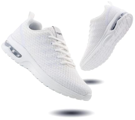 Basket Femme Chaussures de Course Sneakers Chaussures de Running Respirant Basket de Marche à Coussin d'air Chaussures Mode et Sport Fitness Légères
