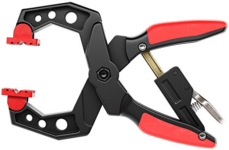 Ratschenzwinge mit 38mm Spannweite & 32mm Öffnung von Hultafors I Hochpräzise Zwinge mit Ein-Hand Bedienung I 525383